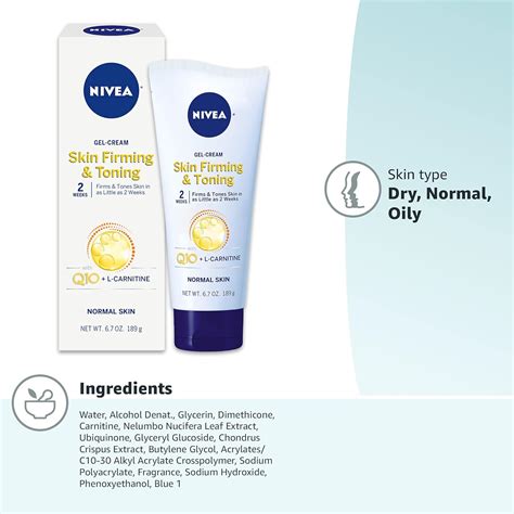 Buy NIVEA Skin Firming and Toning Body Gel Cream with Q10, Firming Body ...