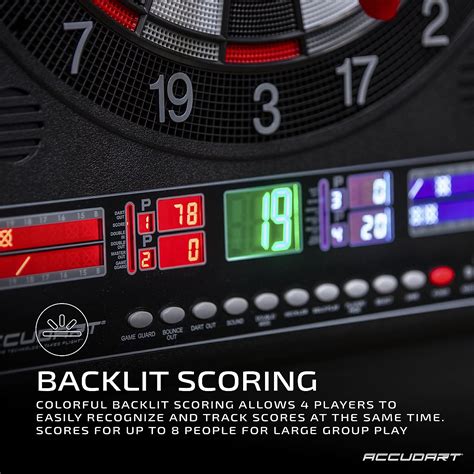 Accudart Apollo Electronic Dartboard Cabinet | Academy
