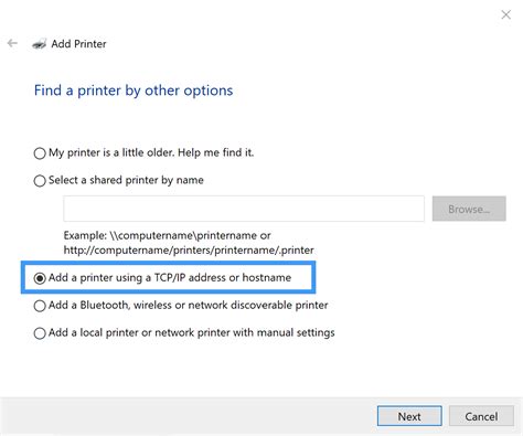 Add Printer Manually 的图像结果