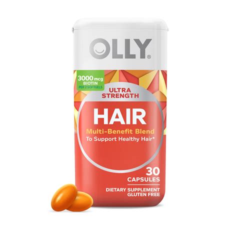 OLLY Ultra Strength Hair Softgels with Biotin, Macao | Ubuy