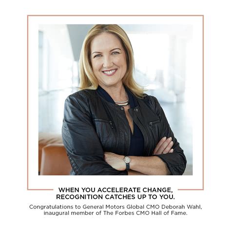 Congratulations to General Motors Global CMO Deborah Wahl, inaugural ...