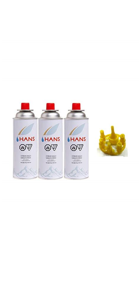 ADD GEAR HANS Butane Gas (Butane, IsoButane, Propane Mix) and Refill ...