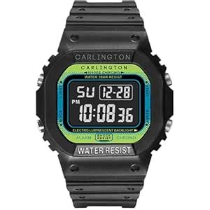 Carlington Digital Sports Watch Dual Time, Alarm, Calendar, Stopwatch ...
