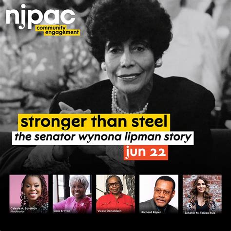 June 22: Stronger Than Steel: The Senator Wynona Lipman Story, (60 mins ...