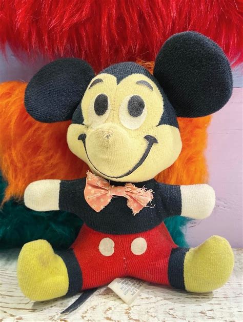 70s WALT DISNEY PRODUCTINNS ミッキーマウス Mickey Mouse ぬいぐるみ | BACK IN THE DAYZ.