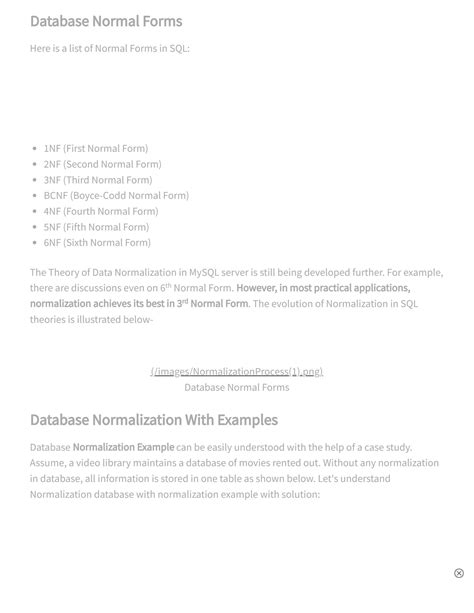 Normalization in DBMS Example 的图像结果