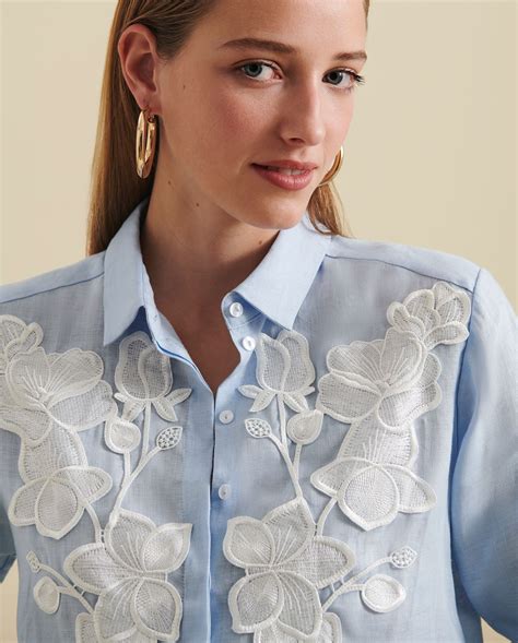 Applique Embroidery Designs, Floral Applique, White Shirts Women ...