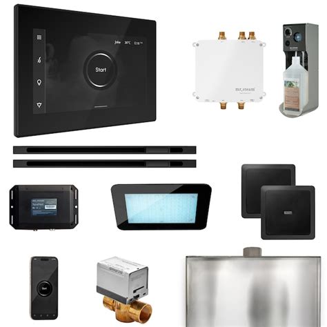 Mr. Steam Bliss Black - Matte Black Steam Generator Control Kit in the ...