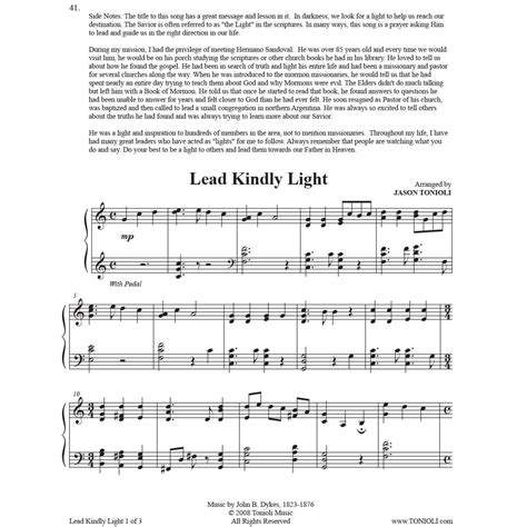 Lead Kindly Light Explanation at Loretta Little blog