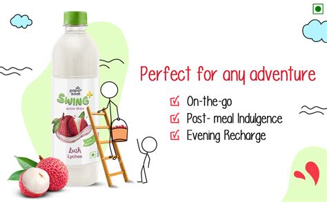 Paper Boat Swing Lush Lychee Juice, Litchi Drink Enriched with Vitamin ...