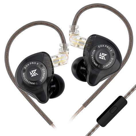 KZ EDX Pro X in Ear Monitor Wired Headphones, HiFi Stereo IEM, Dynamic ...