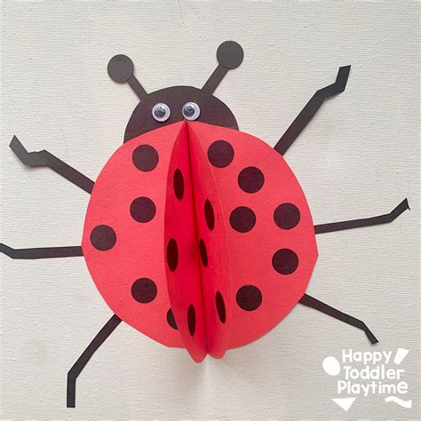 Simple Ladybug Crafts for Kids - Happy Toddler Playtime