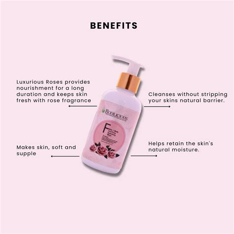 Rose Face and Body Wash for Radiant, Refreshed Skin – BODILICIOUS