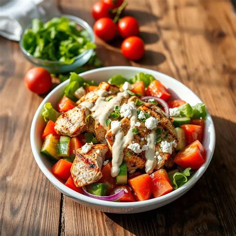 Ultimate Luna Grill Mediterranean Chicken Salad Recipe | Mediterranean ...