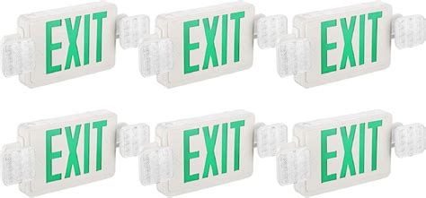 EXITLUX 6 Pack Led Exit Sign with Emergency Lights India | Ubuy