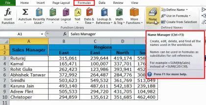 Indirect Function Excel Examples 的图像结果