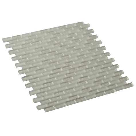 Buy Online 11.8 x 11.8 White Polished and Honed Glass Mosaic Tile at ...