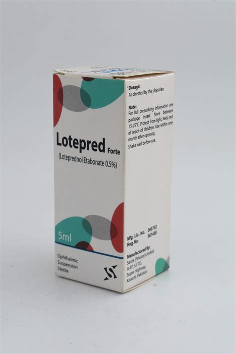 Lotepred Forte Eye Drops 5Ml - Now On Super
