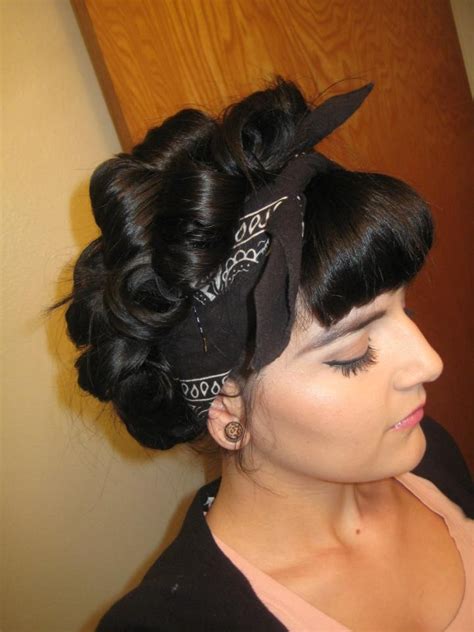 Image result for Pin Curl Updo Tutorial