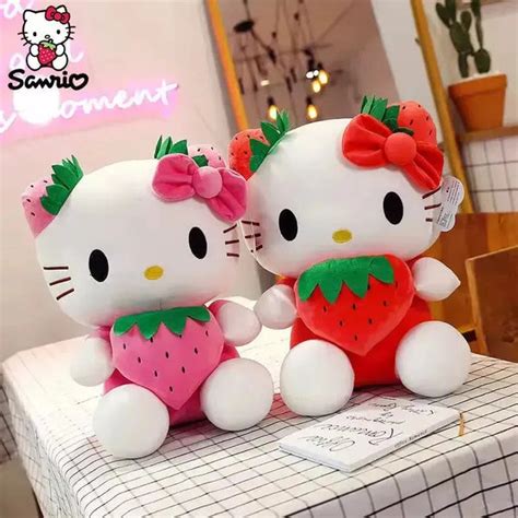 Hello Kitty Strawberry Kisses Plushie (20 cm)