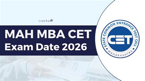 MAH MBA CET Exam Date 2026, Exam Calendar, Last Dates