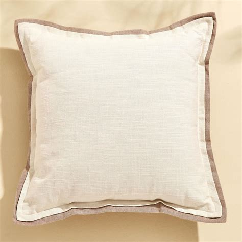 Buy Natura Flange Filled Cushion - 40x40cm from Home Centre at just INR ...