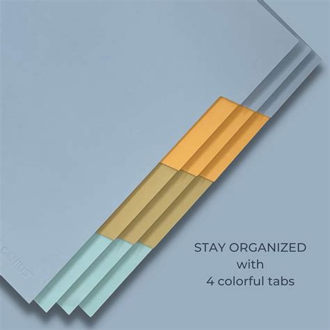 Buy Paper Genius The Genius Notebook for Work - B5 Size with 4 Tabs ...