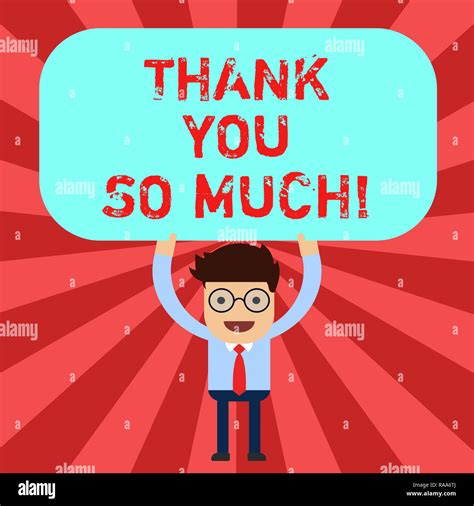 Handwriting text Thank You So Much. Concept meaning Expression of ...