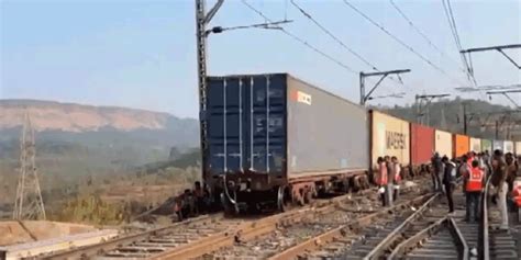 Kasara Ghat Line Rail Services Resume Post Goods Train Derailment