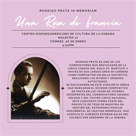 Concierto "Una rosa de Francia" - OnCubaNews