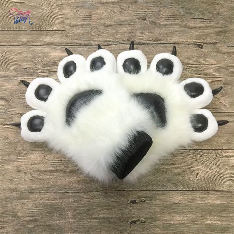 Fursuit Paws Furry Partial Fluffy Gloves Costume Lion Bear Props for ...