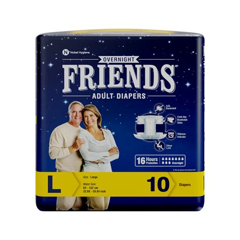 Friends Overnight Adult Diapers - Tape Style | Friends Diaper