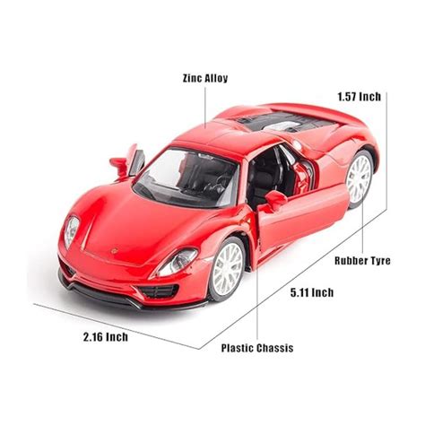 RMZ CITY PORSCHE 918 SPYDER PULLBACK SCALE - 1:32 – The World Of Nerds