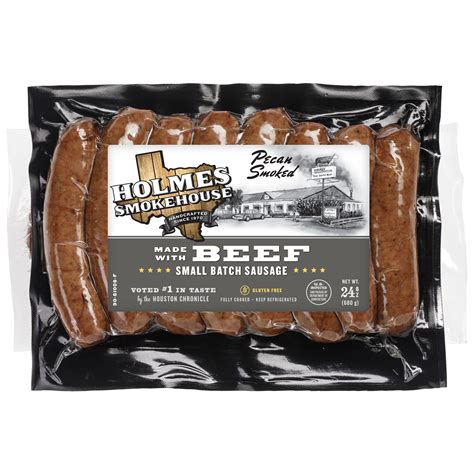 Pecan Smoked Sausage - Holmes Smokehouse