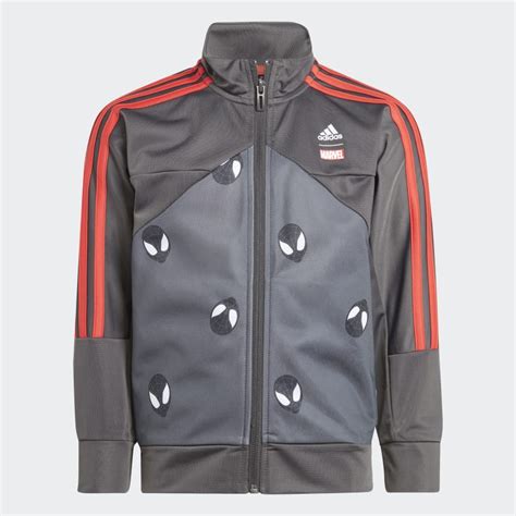 adidas x Marvel Spider-Man Track Jacket - Grey | Free Shipping with ...