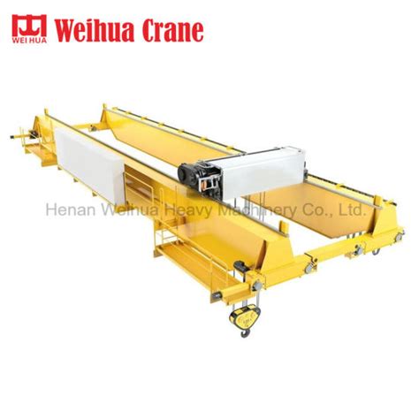 China Double Girder Overhead Bridge Crane with Electric Hoist - China ...