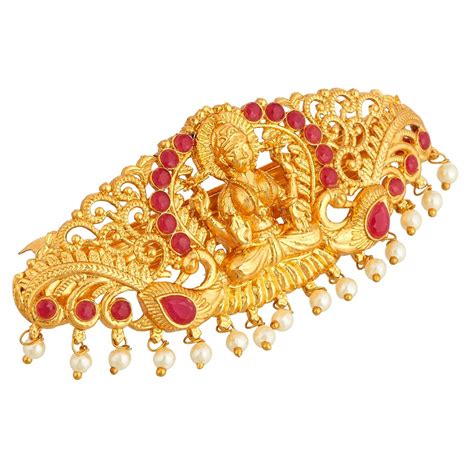 Apara Traditional Wedding Jewellery Gold Plated Hair Jewellery for ...