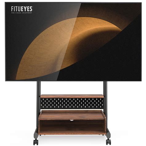 Buy FITUEYES Tall TV Stand with Wood Storage Cabinet for 40-85 Inch ...