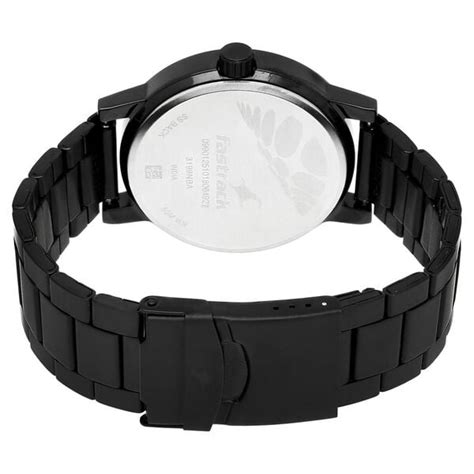 Buy Online Fastrack Road Trip Quartz Analog Black Dial Stainless Steel ...