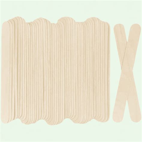 Jumbo Popsicle Sticks, 100Pcs Wooden Craft Sticks 6" x 3/4", DIY Crafts ...