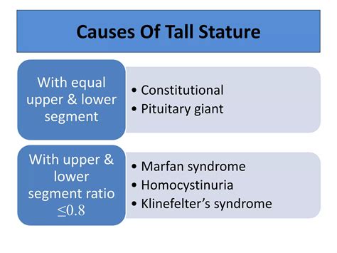 Causes Of Tall Stature