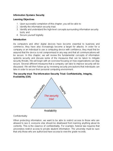 Image result for Security Objectives Examples