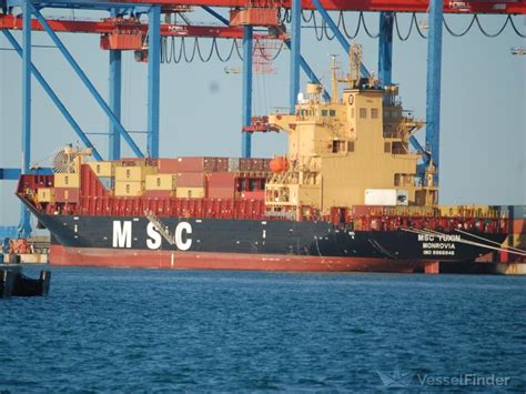 MSC YUXIN, Container Ship - Details and current position - IMO 9966946 ...