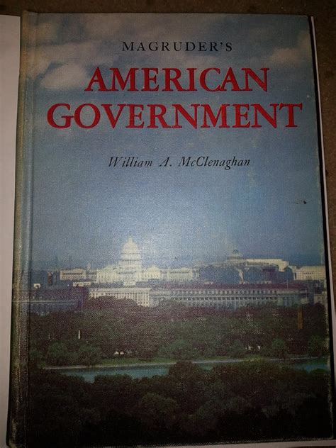 Magruder's American Government: 2000: William A. McClenaghan ...