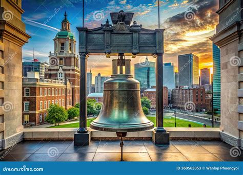 Iconic Liberty Bell in Philadelphia a Symbol of American Freedom and ...