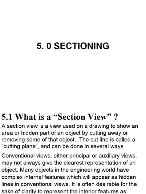 Image result for Sectional View Examples PDF