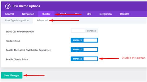 Enable Global Setting Module Divi Builder 的图像结果
