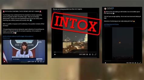 Trois intox sur l'étrange “vague de drones” aperçue aux États-Unis