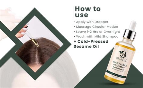 Buy Drashav Curry Leaf & Rosemary Hair Oil for Hair Fall Control & Hair ...