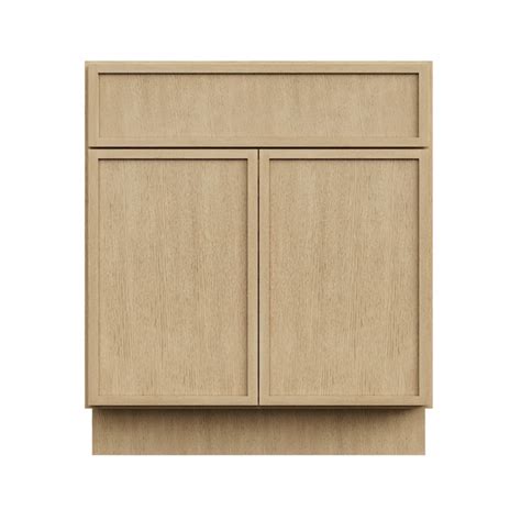 RELIABILT Webster 30-in W x 34.5-in H x 24-in D White Oak Base Ready to ...